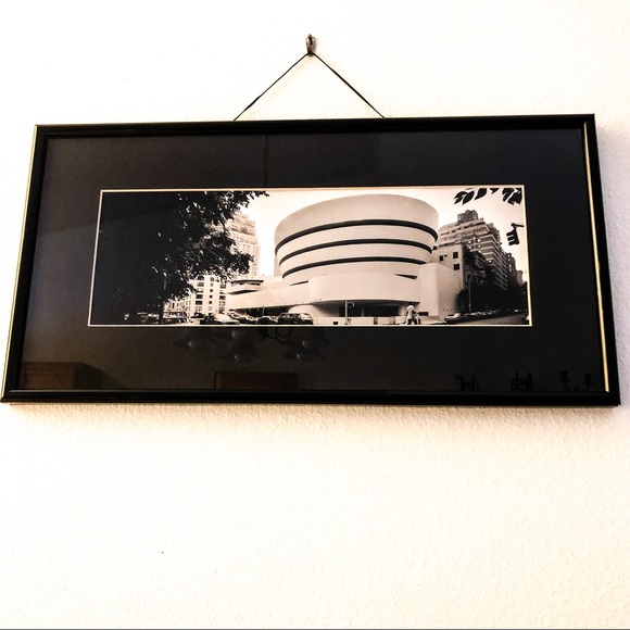 Vintage Other - VTG 90’s Framed Photo Guggenheim NYC